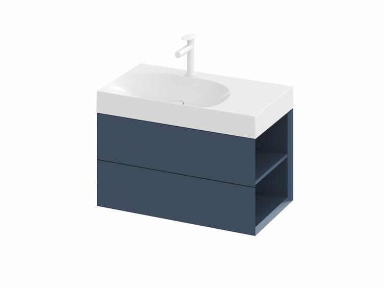 SD Lite 80 P skříňka pod umyvadlo Deepsea Blue