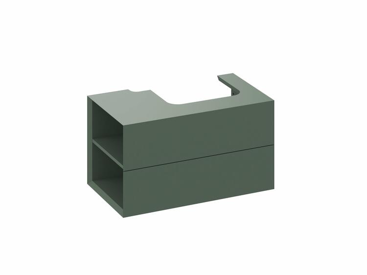 Koupelnová skříňka pod umyvadlo zelená - Ravak SD Lite 8592626091095