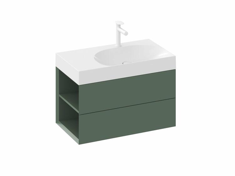 Koupelnová skříňka pod umyvadlo zelená - Ravak SD Lite 8592626091095