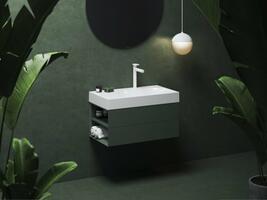 SD Lite 80 L skříňka pod umyvadlo Grey Green | Více -