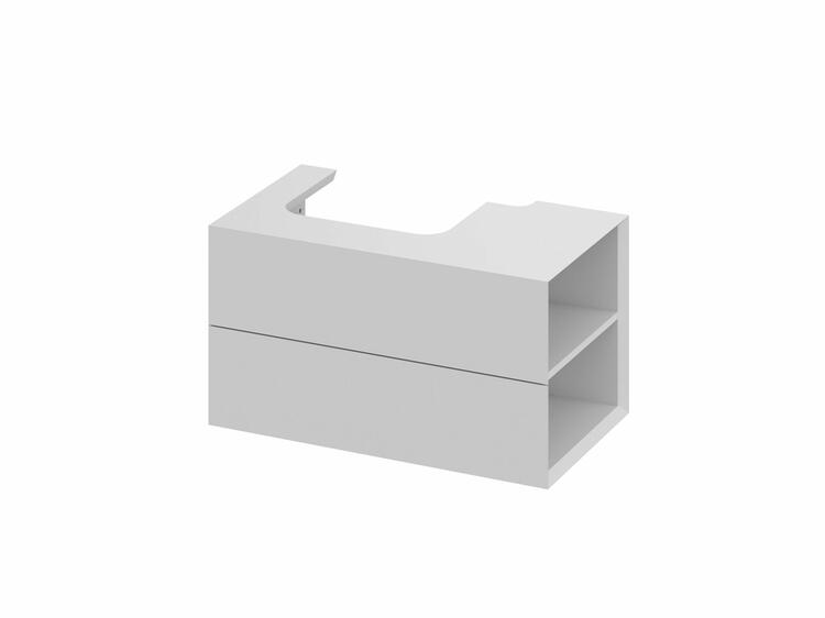 SD Lite 80 P skříňka pod umyvadlo Smoke Grey