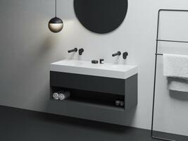 SD Lite 120 skříňka pod umyvadlo černá matná | Více -