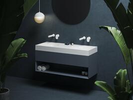 SD Lite 120 skříňka pod umyvadlo Deepsea Blue | Více -