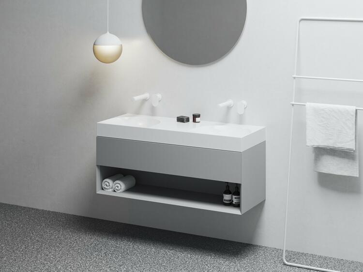 SD Lite 120 skříňka pod umyvadlo Smoke Grey
