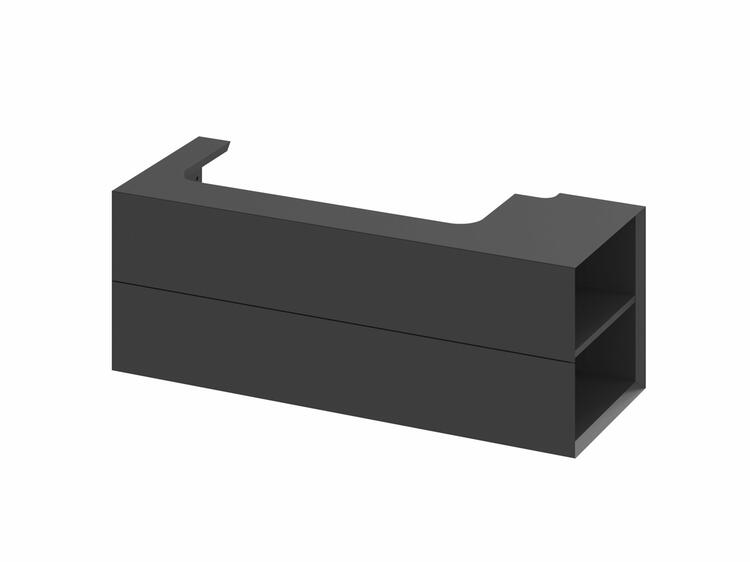 SD Lite 120 P skříňka pod umyvadlo černá matná