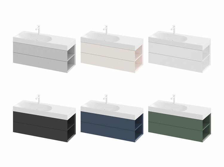 Koupelnová skříňka pod umyvadlo modrá - Ravak SD Lite 8592626091262