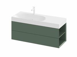 SD Lite 120 P skříňka pod umyvadlo Grey Green | Více -