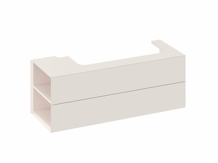 Koupelnová skříňka pod umyvadlo bílá/růžová L - Ravak SD Lite 8592626091170