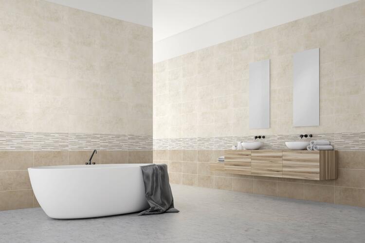 Obklad do koupelny nebo kuchyně Manila Muretto Mix Beige 26,1x52,2 cm