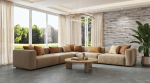Velkoformátová dlažba imitace mramoru Pulpis Grey 60x120 cm matný povrch 1. jakost