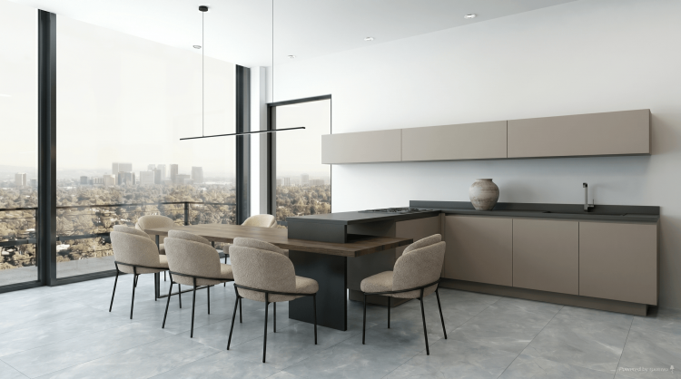 Velkoformátová dlažba imitace mramoru Pulpis Grey 60x120 cm matný povrch 1. jakost