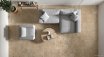 Velkoformátová dlažba imitace kamene Travertino Crema 60x120 cm matný povrch 1. jakost