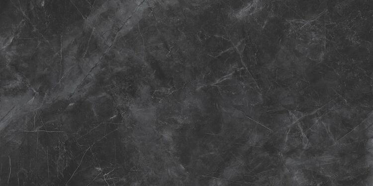 Velkoformátová dlažba imitace mramoru Pulpis Nero 60x120 cm lesklý povrch 1. jakost