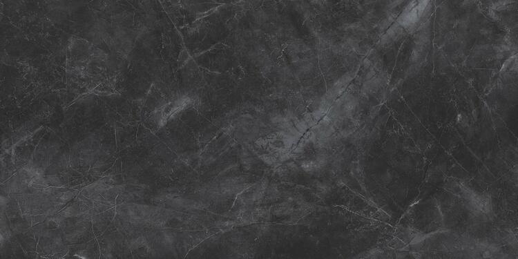 Velkoformátová dlažba imitace mramoru Pulpis Nero 60x120 cm lesklý povrch 1. jakost