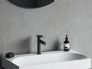 SG 012.20BLM Umyvadlová stojánková baterie 190 mm bez výpusti, černá matná