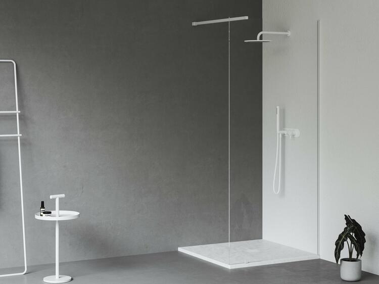 Vanička Slate Pro 90x90 bílá matná