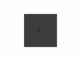 Vanička Slate Pro 90x90 černá matná | Více -