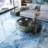 Velkoformátová dlažba imitace mramoru Hypnos 60x120 cm lesklý povrch 1. jakost
