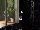 Velkoformátová dlažba imitace mramoru Lave Blanche 60x120 cm lesklý povrch 1. jakost