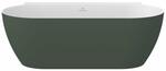 Vana Freedom Wall II Tec 170x87, volně stojící, Grey Green/bílá, krytka odtoku bílá