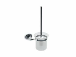 RAVAK-Chrome držák s nádobkou a Wc štětkou (sklo) CR410.00 (X07P196) | Více - 