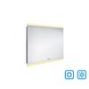 Bílé obdélníkové zrcadlo s LED osvětlením 90×70 cm – Nimco ZP 12019VX