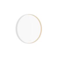 Bílé kulaté zrcadlo s LED osvětlením průměr 60 cm – Nimco ZPB 31000RVX-05 | Více -