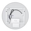 Bílé kulaté zrcadlo s LED osvětlením průměr 60 cm – Nimco ZPB 31000RVX-05