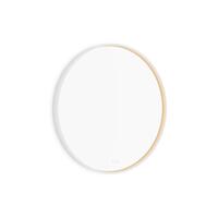 Bílé kulaté zrcadlo s LED osvětlením průměr 70 cm – Nimco ZPB 31001RVX-05 | Více -