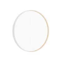 Bílé kulaté zrcadlo s LED osvětlením průměr 80 cm – Nimco ZPB 31002RVX-05 | Více -