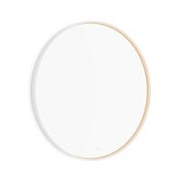 Bílé kulaté zrcadlo s LED osvětlením průměr. 90 cm – Nimco ZPB 31003RVX-05 | Více -