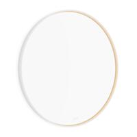 Bílé kulaté zrcadlo s LED osvětlením průměr 100 cm – Nimco ZPB 31004RVX-05 | Více -