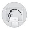 Bílé kulaté zrcadlo s LED osvětlením průměr 100 cm – Nimco ZPB 31004RVX-05