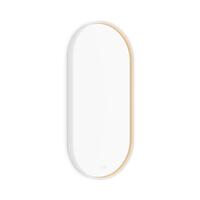 Bílé oválné zrcadlo s led osvětlením 45×90 cm – Nimco ZPB 32003LVX-05 | Více - 