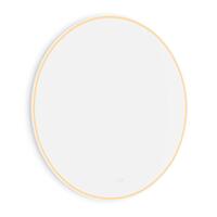 Bílé kulaté LED zrcadlo s osvětlením průměr 100 cm – Nimco ZPB 28004RVX-05 | Více - 
