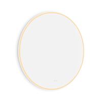 Bílé kulaté LED zrcadlo s osvětlením pr. 90 cm – Nimco ZPB 28003RVX-05 | Více - 