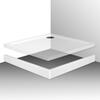 Čtvercová sprchová vanička 100×100 bílá – Roth FLAT KVADRO/1000x1000 8000120