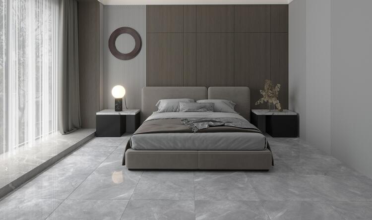 Interiérová dlažba imitace mramoru Pulpis Grey 60x60 cm pololesklá
