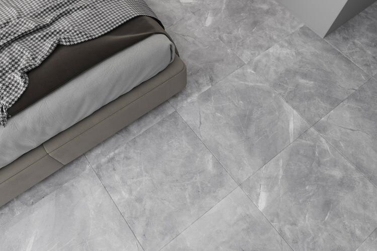 Interiérová dlažba imitace mramoru Pulpis Grey 60x60 cm pololesklá