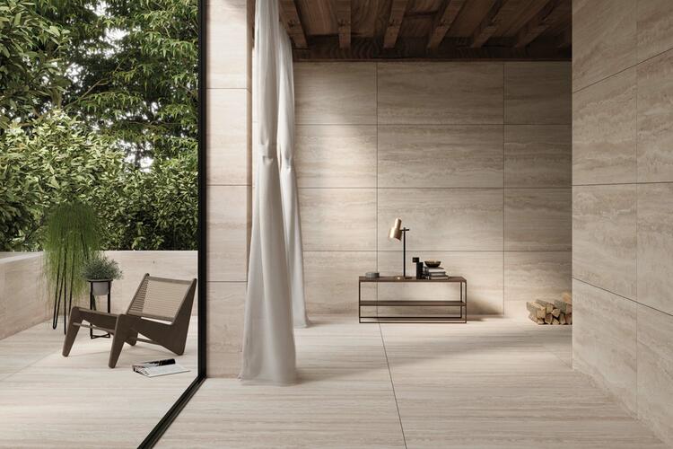 Velkoformátová dlažba imitace kamene matná Assos 60x120 cm