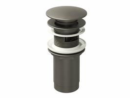 Umyvadlová pileta ClickClack/pevná, Graphite Brushed | Více -