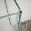TRINITY CHROME čtvercový sprchový kout 800x800mm, rohový vstup, čiré sklo