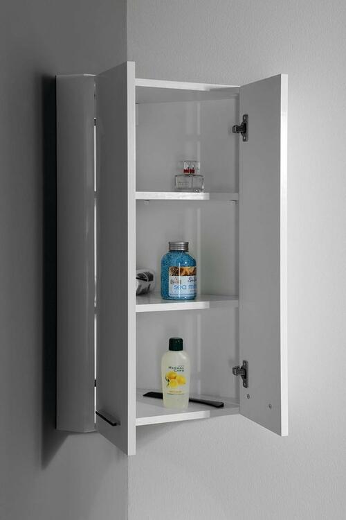 ZOJA/KERAMIA FRESH horní skříňka rohová 35x76x35cm, bílá