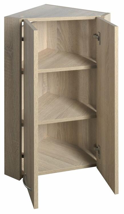 ZOJA/KERAMIA FRESH horní skříňka rohová 35x76x35cm,dub platin
