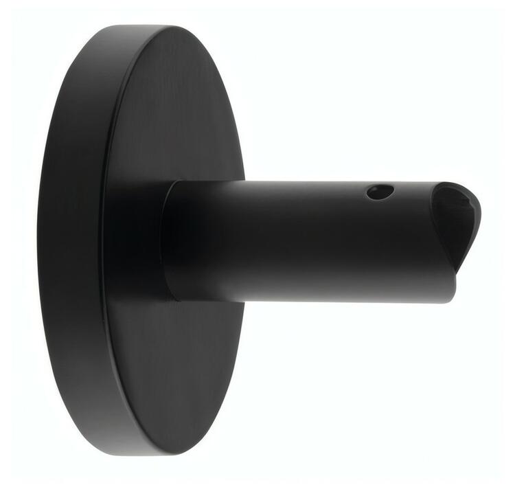 Adaptér pro přímé napojení kabelu do zdi kulatý, černý – Sapho ER130