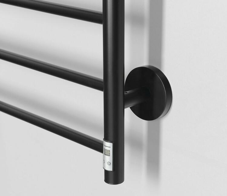 Adaptér pro přímé napojení kabelu do zdi kulatý, černý – Sapho ER130