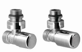 FIRST připojovací sada ventilů ruční rohová, chrom | Více -