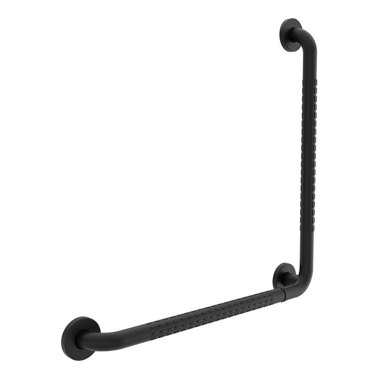 Černé nerezové madlo lomené 600 mm BEZPEČNOSTNÍ MADLA