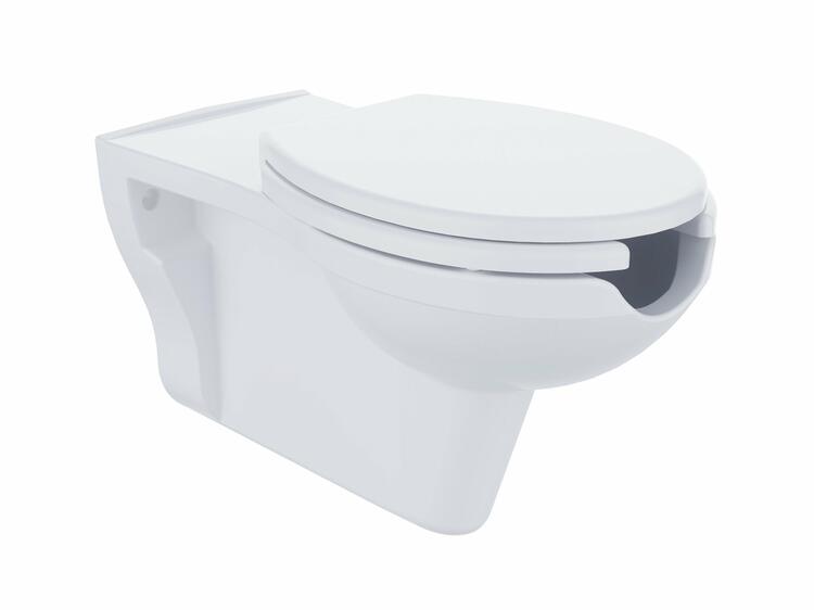 WC Safe RimOff set, závěsný, bílá