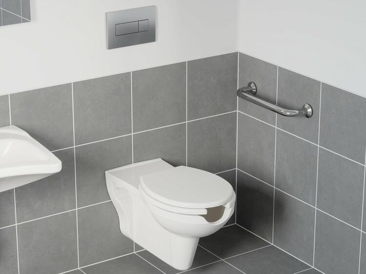 WC Safe RimOff set, závěsný, bílá